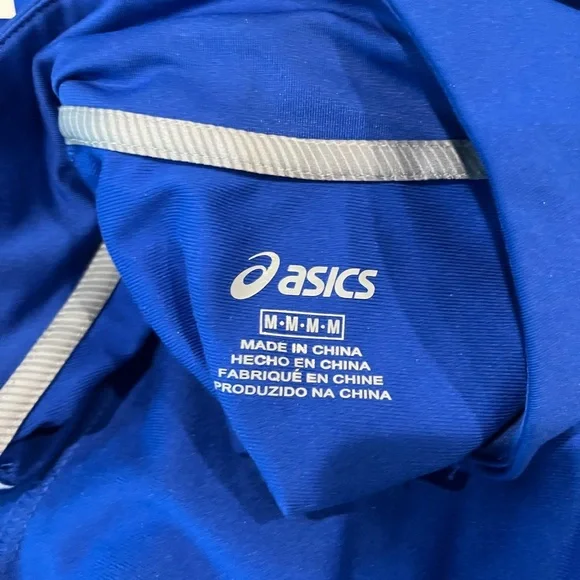 Vintage ASICS Royal Blue Track Jacket with White Trim women’s m - Picture 5 of 7